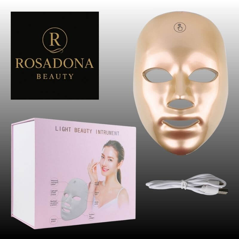 Masque LED 7 couleurs – soin visage anti-taches & éclat