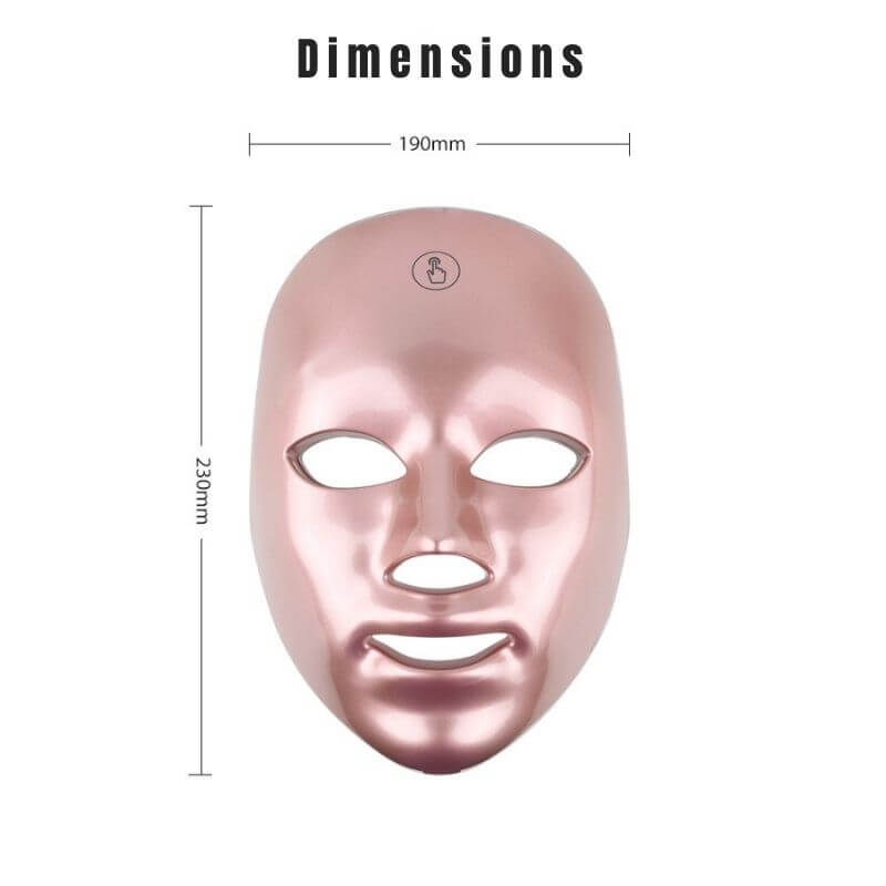 Masque LED 7 couleurs – soin visage anti-taches & éclat