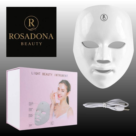 Masque LED 7 couleurs – soin visage anti-taches & éclat